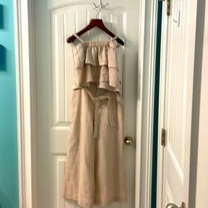 Seersucker shirt shirt pant combo